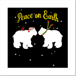 Christmas Wish For Peace On Earth Posters and Art